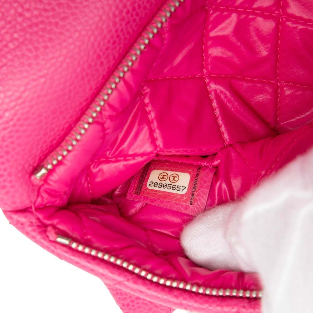 Chanel Beauty Cc Clutch Quilted Caviar #251536C12B - Picture 6 of 8